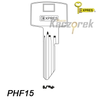 Expres 116 - klucz surowy mosiężny - PHF15